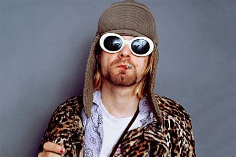 kurt cobain white glasses